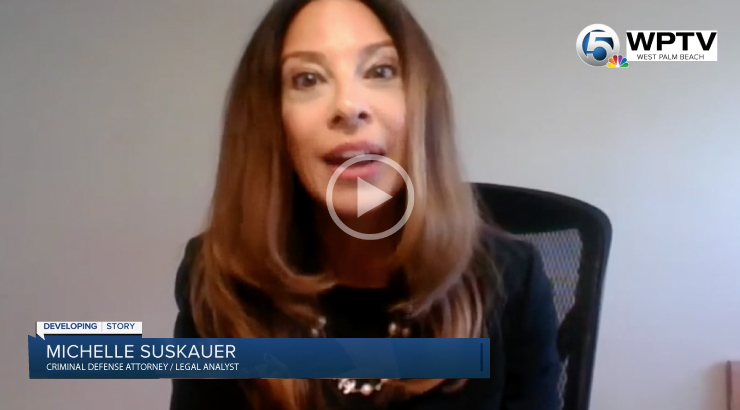 screenshot of michelle suskauer appearing on wptv