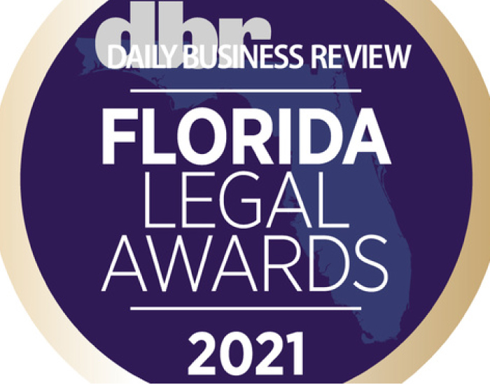 Daily Business Review - Florida Legal Awards - 2021