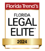 Badge: Florida Trend's Florida Legal Elite 2024