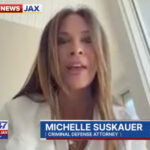 Michelle Suskauer speaking during an Action News Jax interview about child abuse charges and the legal process following a viral St. Johns County incident