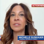Michelle Suskauer speaking during an Action News Jax interview about Florida’s mandatory reporting laws for school officials and student misconduct investigations
