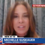 West Palm Beach criminal defense attorney Michelle Suskauer speaking during an Action News Jax interview about the case of a 91-year-old man facing a first-degree murder charge